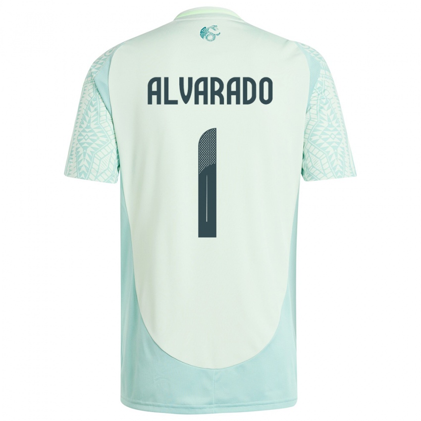 Hombre Camiseta México Emily Alvarado #1 Lino Verde 2ª Equipación 24-26 La Camisa Chile