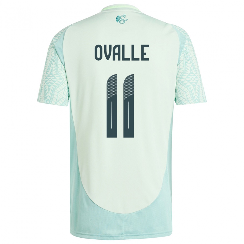 Hombre Camiseta México Lizbeth Ovalle #11 Lino Verde 2ª Equipación 24-26 La Camisa Chile