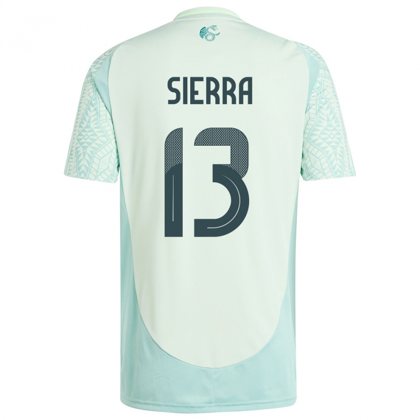 Hombre Camiseta México Bianca Sierra #13 Lino Verde 2ª Equipación 24-26 La Camisa Chile