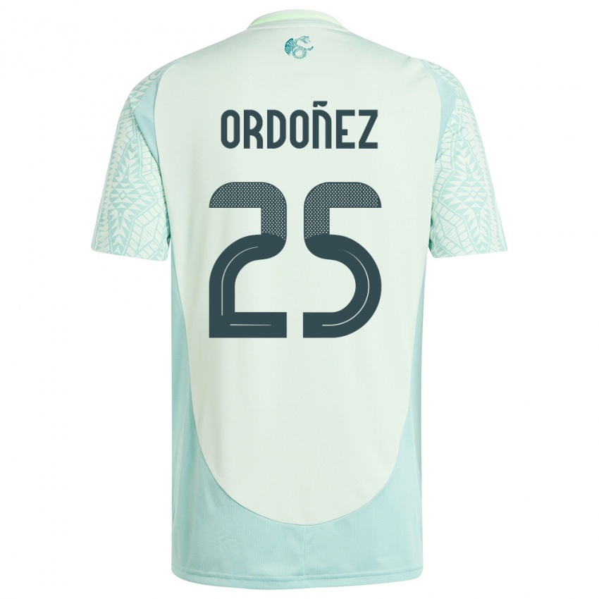 Hombre Camiseta México Diana Ordonez #25 Lino Verde 2ª Equipación 24-26 La Camisa Chile