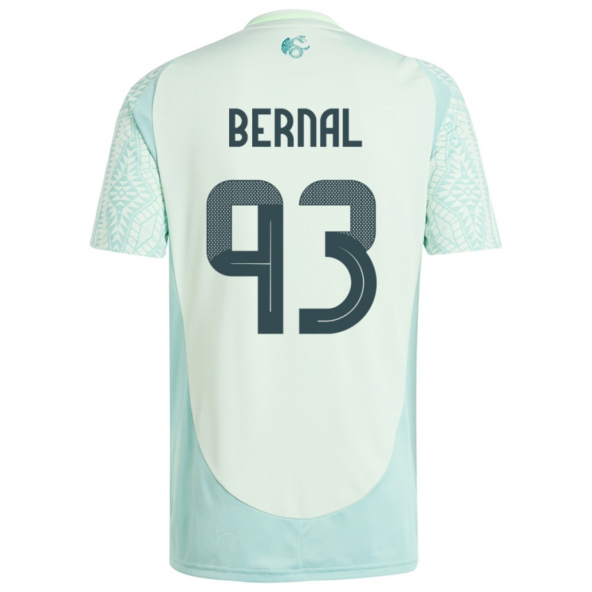 Hombre Camiseta México Rebeca Bernal #93 Lino Verde 2ª Equipación 24-26 La Camisa Chile