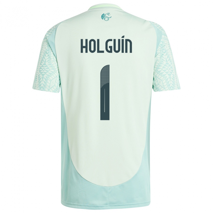 Hombre Camiseta México Hector Holguin #1 Lino Verde 2ª Equipación 24-26 La Camisa Chile