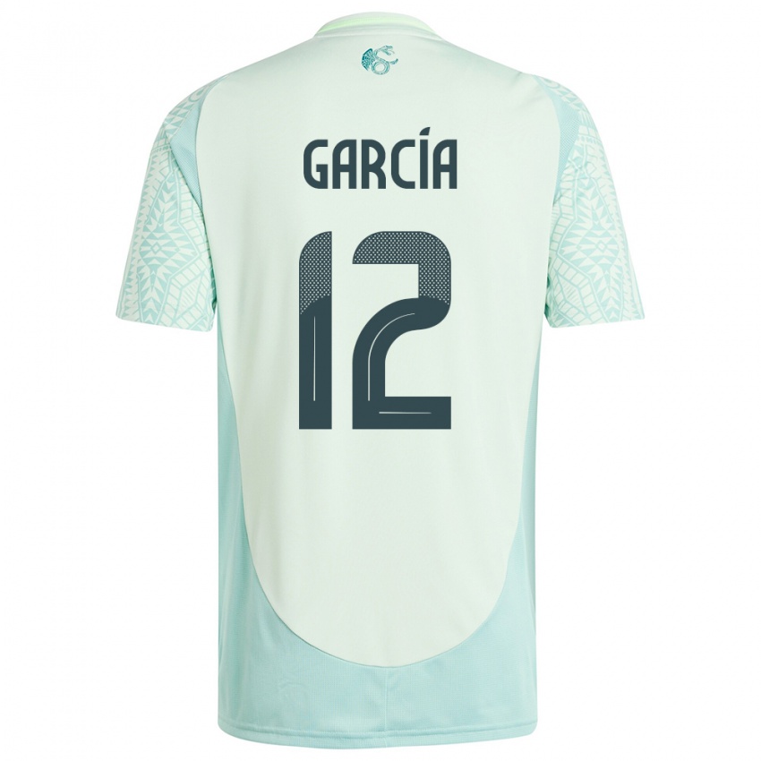 Hombre Camiseta México Eduardo Garcia #12 Lino Verde 2ª Equipación 24-26 La Camisa Chile