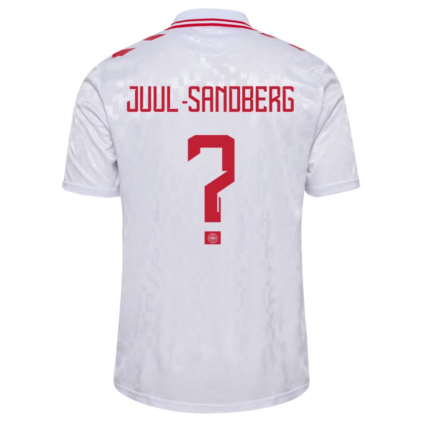 Hombre Camiseta Dinamarca Nikolaj Juul-Sandberg #0 Blanco 2ª Equipación 24-26 La Camisa Chile