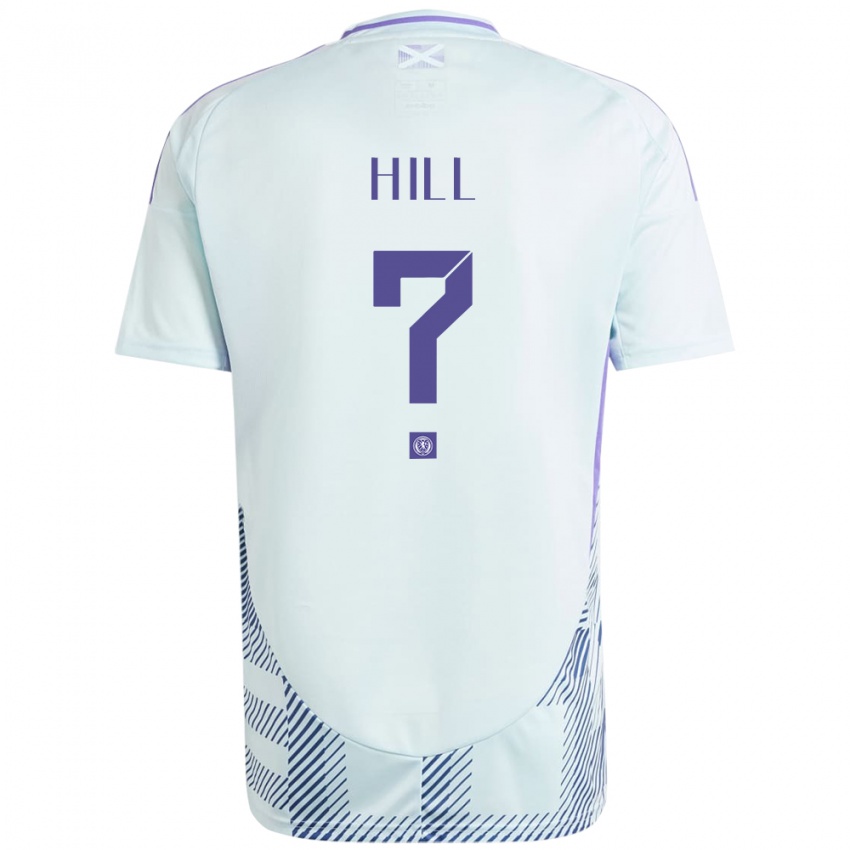 Hombre Camiseta Escocia Kathryn Hill #0 Azul Menta Claro 2ª Equipación 24-26 La Camisa Chile