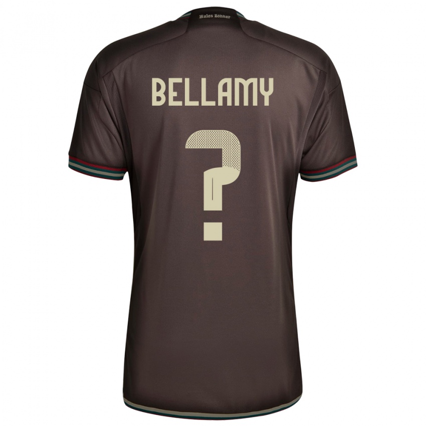 Hombre Camiseta Jamaica Sydney Bellamy #0 Marrón Noche 2ª Equipación 24-26 La Camisa Chile