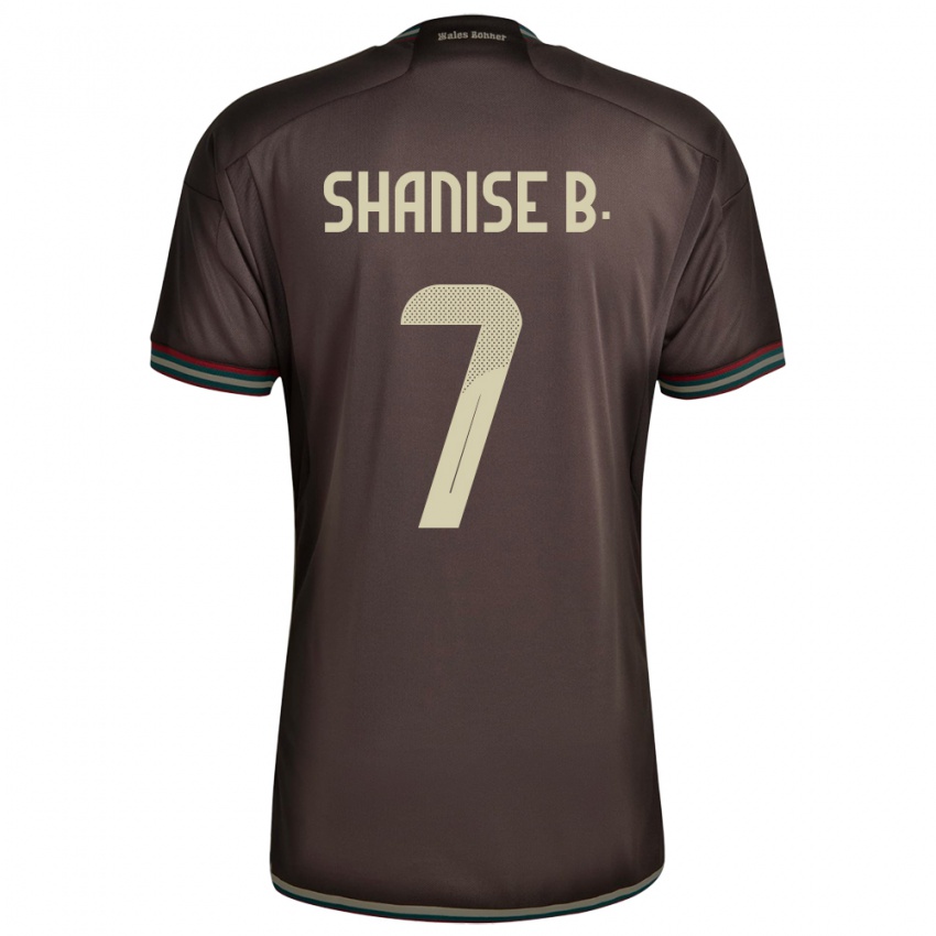 Hombre Camiseta Jamaica Shanise Buckley #7 Marrón Noche 2ª Equipación 24-26 La Camisa Chile