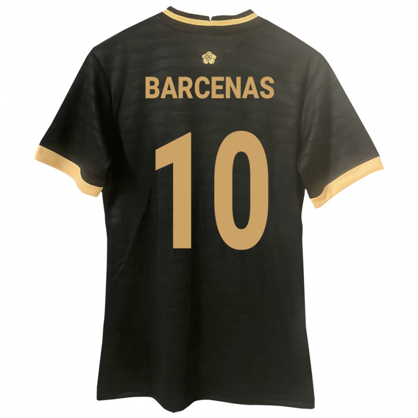 Hombre Camiseta Panamá Yoel Bárcenas #10 Negro 2ª Equipación 24-26 La Camisa Chile