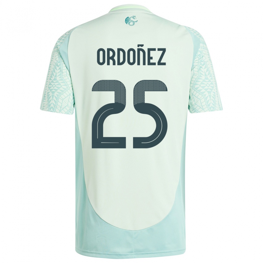 Mujer Camiseta México Diana Ordonez #25 Lino Verde 2ª Equipación 24-26 La Camisa Chile
