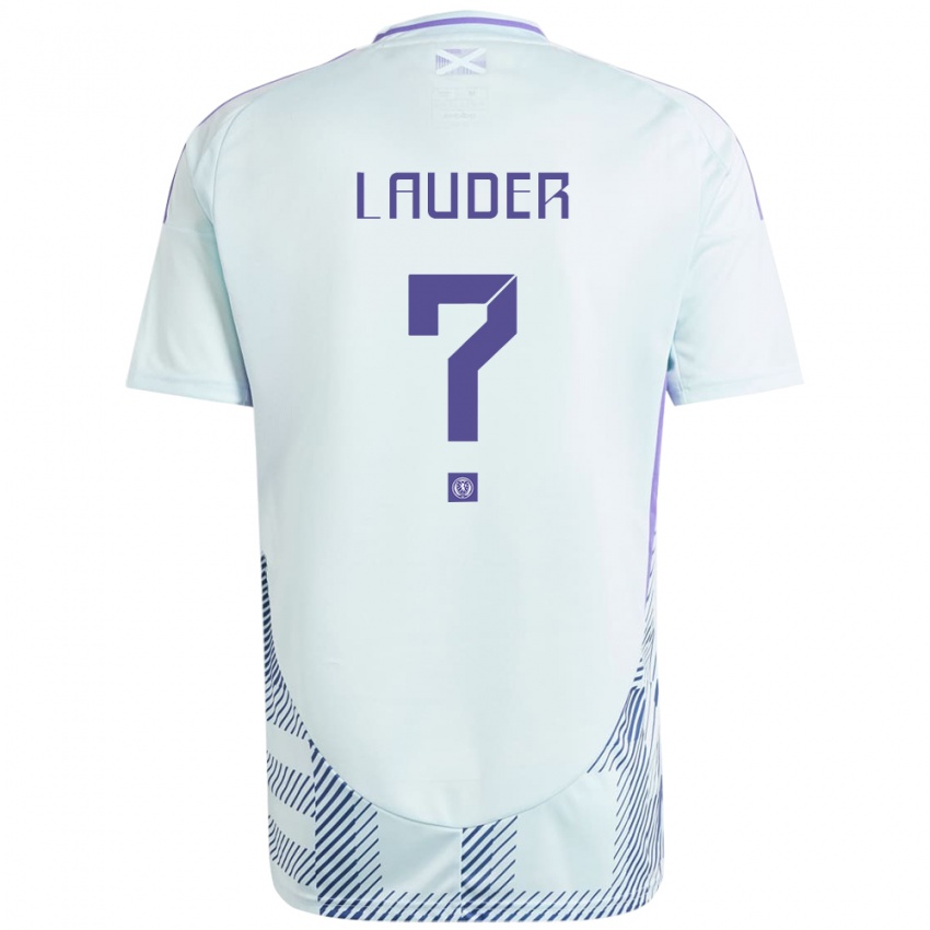 Mujer Camiseta Escocia Hayley Lauder #0 Azul Menta Claro 2ª Equipación 24-26 La Camisa Chile