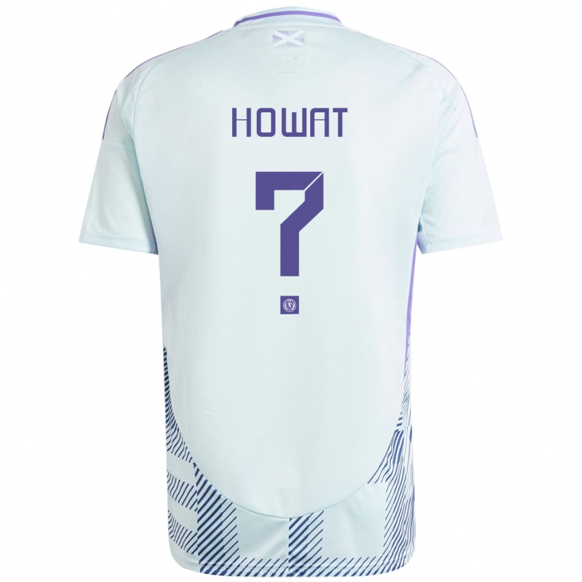 Mujer Camiseta Escocia Kirsty Howat #0 Azul Menta Claro 2ª Equipación 24-26 La Camisa Chile