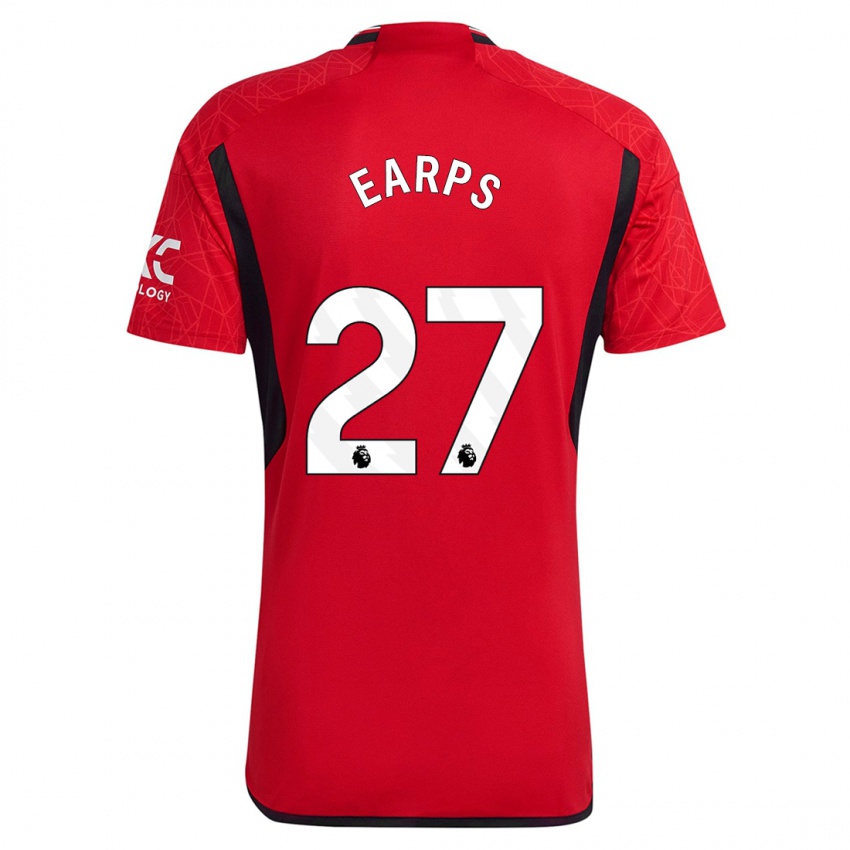 Niño Camiseta Mary Earps #27 Rojo 1ª Equipación 2023/24 La Camisa Chile