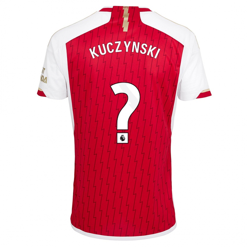 Niño Camiseta Max Kuczynski #0 Rojo 1ª Equipación 2023/24 La Camisa Chile
