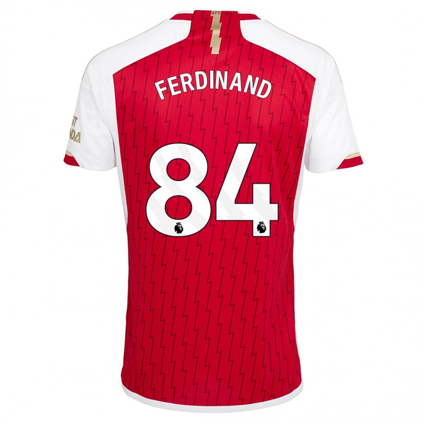 Niño Camiseta Seb Ferdinand #84 Rojo 1ª Equipación 2023/24 La Camisa Chile