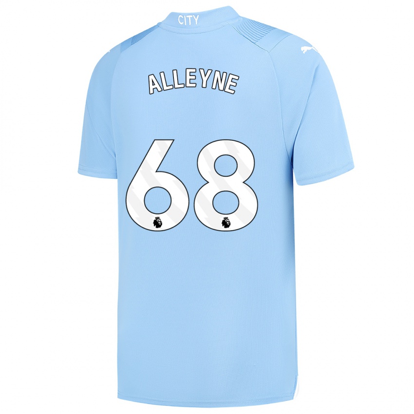 Niño Camiseta Max Alleyne #68 Azul Claro 1ª Equipación 2023/24 La Camisa Chile