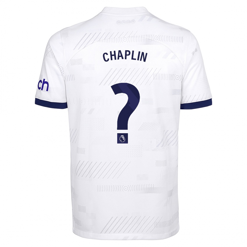 Niño Camiseta Archie Chaplin #0 Blanco 1ª Equipación 2023/24 La Camisa Chile