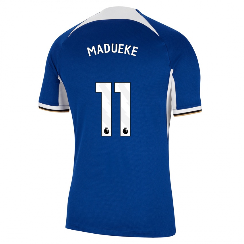 Niño Camiseta Noni Madueke #11 Azul 1ª Equipación 2023/24 La Camisa Chile