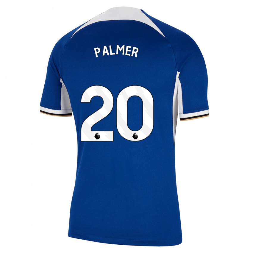 Niño Camiseta Cole Palmer #20 Azul 1ª Equipación 2023/24 La Camisa Chile