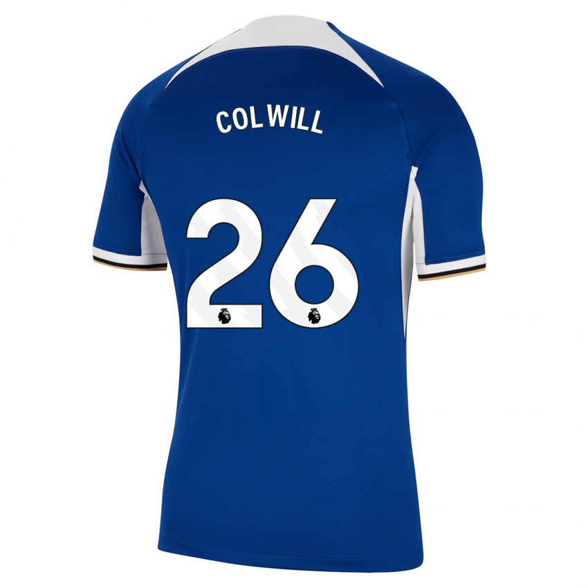 Niño Camiseta Levi Colwill #26 Azul 1ª Equipación 2023/24 La Camisa Chile