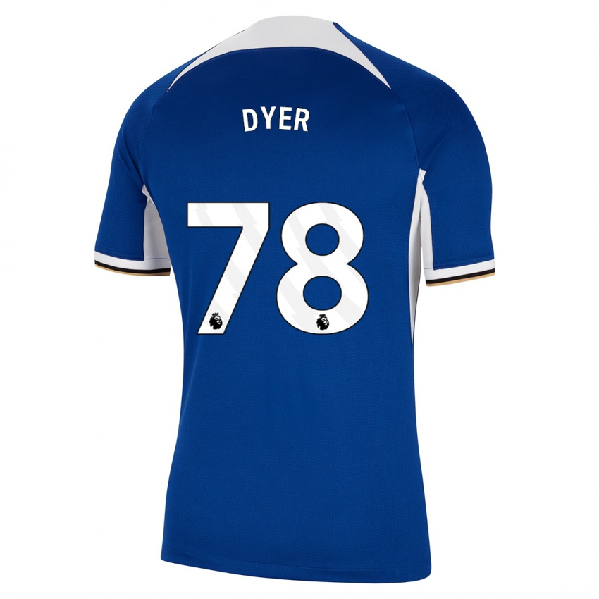 Niño Camiseta Kiano Dyer #78 Azul 1ª Equipación 2023/24 La Camisa Chile