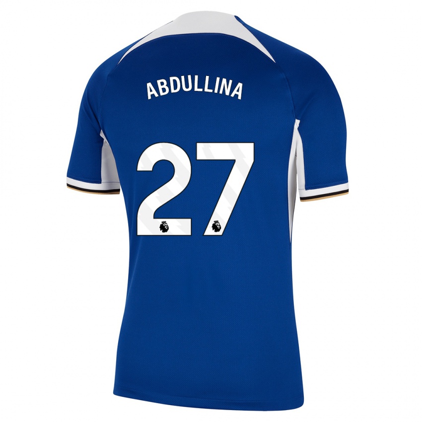 Niño Camiseta Alsu Abdullina #27 Azul 1ª Equipación 2023/24 La Camisa Chile