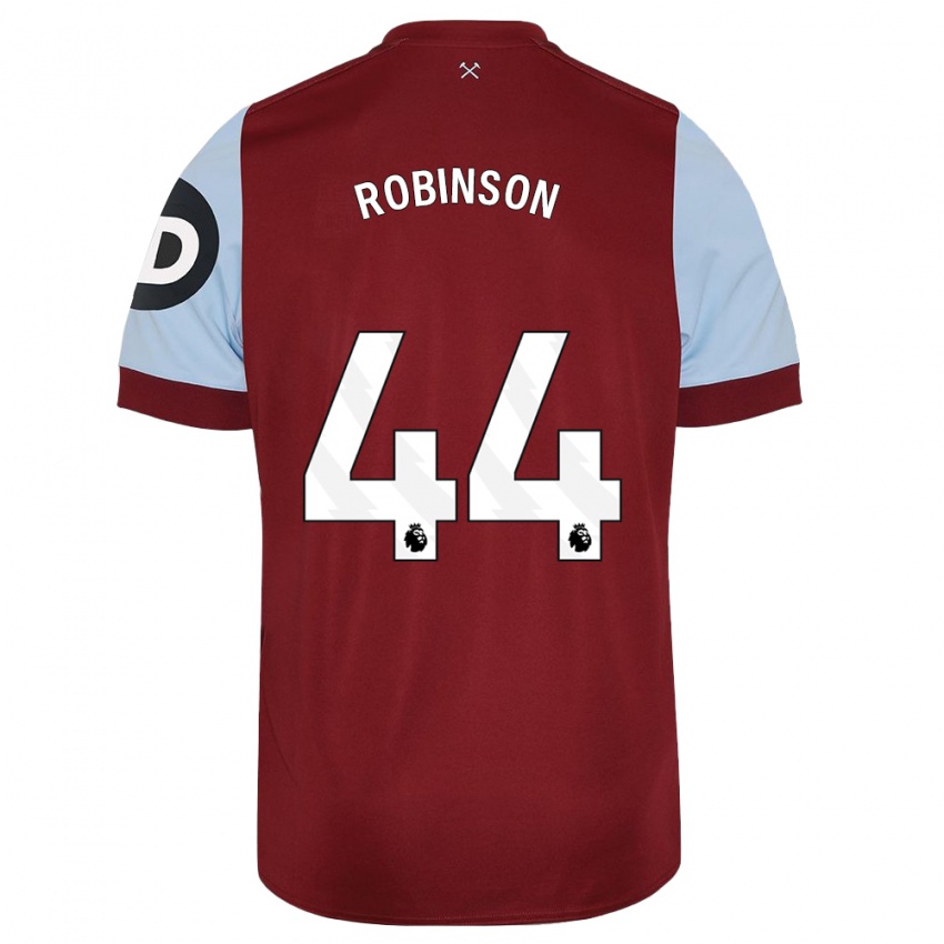 Niño Camiseta Junior Robinson #44 Granate 1ª Equipación 2023/24 La Camisa Chile