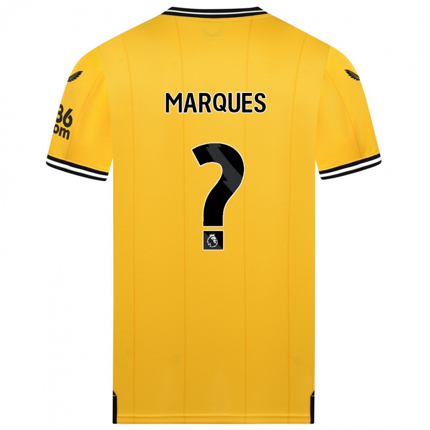 Niño Camiseta Christian Marques #0 Amarillo 1ª Equipación 2023/24 La Camisa Chile