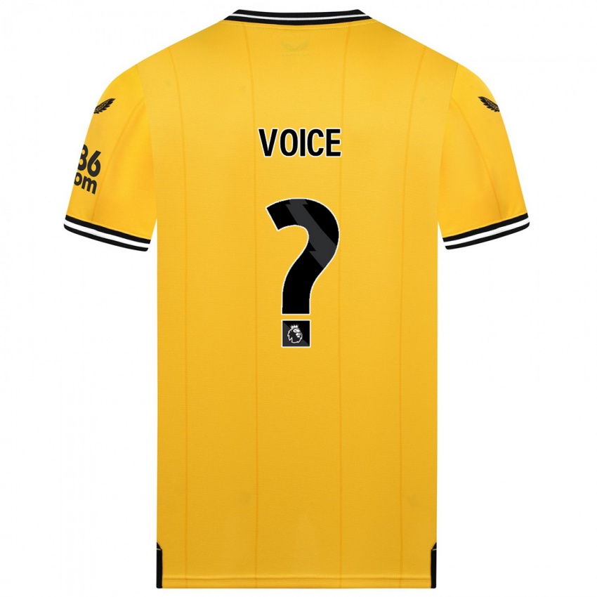 Niño Camiseta Caden Voice #0 Amarillo 1ª Equipación 2023/24 La Camisa Chile