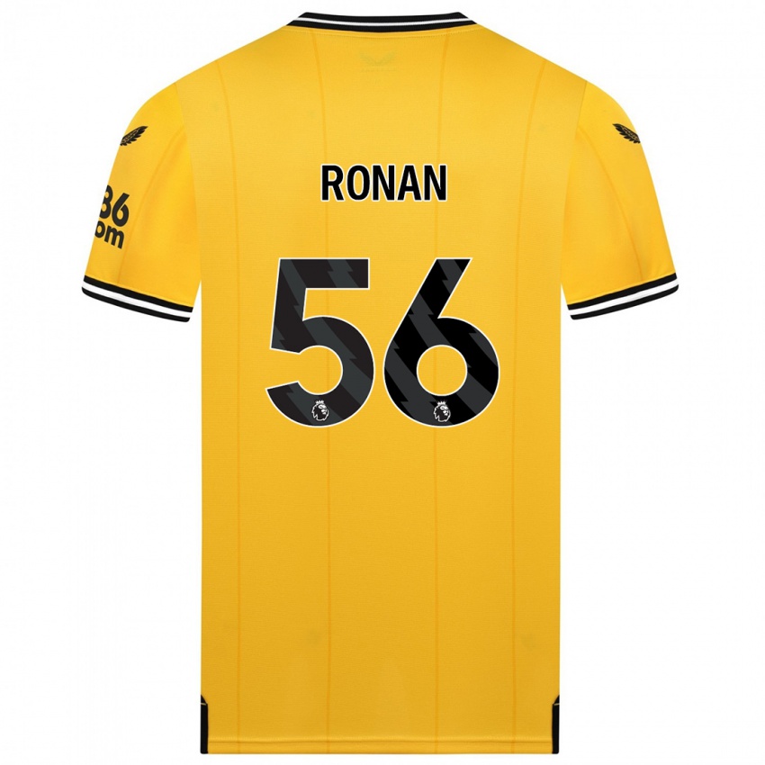 Niño Camiseta Connor Ronan #56 Amarillo 1ª Equipación 2023/24 La Camisa Chile