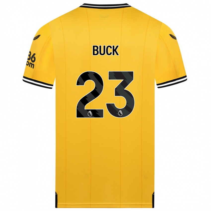 Niño Camiseta Alex Buck #23 Amarillo 1ª Equipación 2023/24 La Camisa Chile