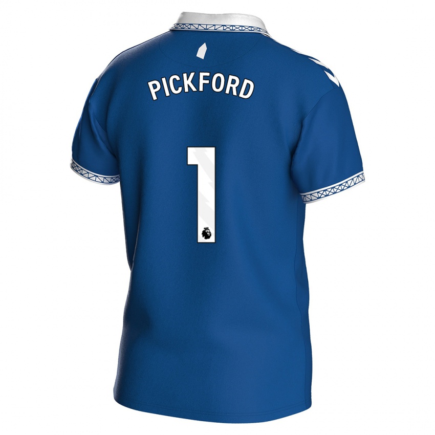 Niño Camiseta Pickford #1 Azul Real 1ª Equipación 2023/24 La Camisa Chile