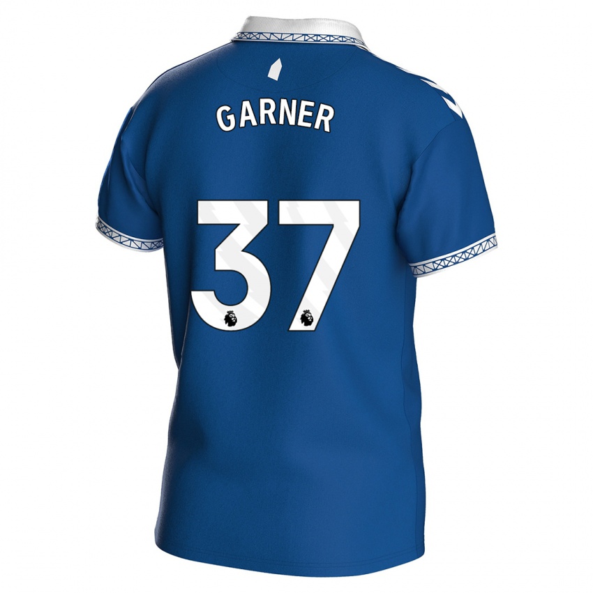 Niño Camiseta James Garner #37 Azul Real 1ª Equipación 2023/24 La Camisa Chile