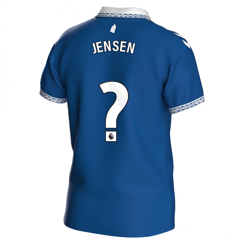 Niño Camiseta Sebastian Jensen #0 Azul Real 1ª Equipación 2023/24 La Camisa Chile