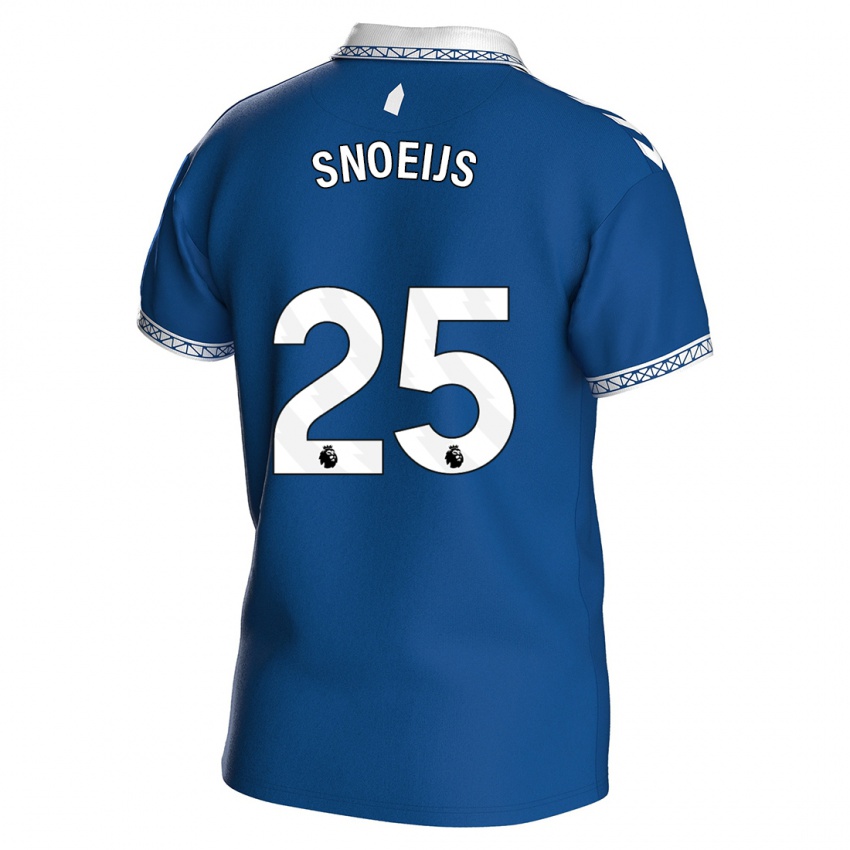 Niño Camiseta Katja Snoeijs #25 Azul Real 1ª Equipación 2023/24 La Camisa Chile