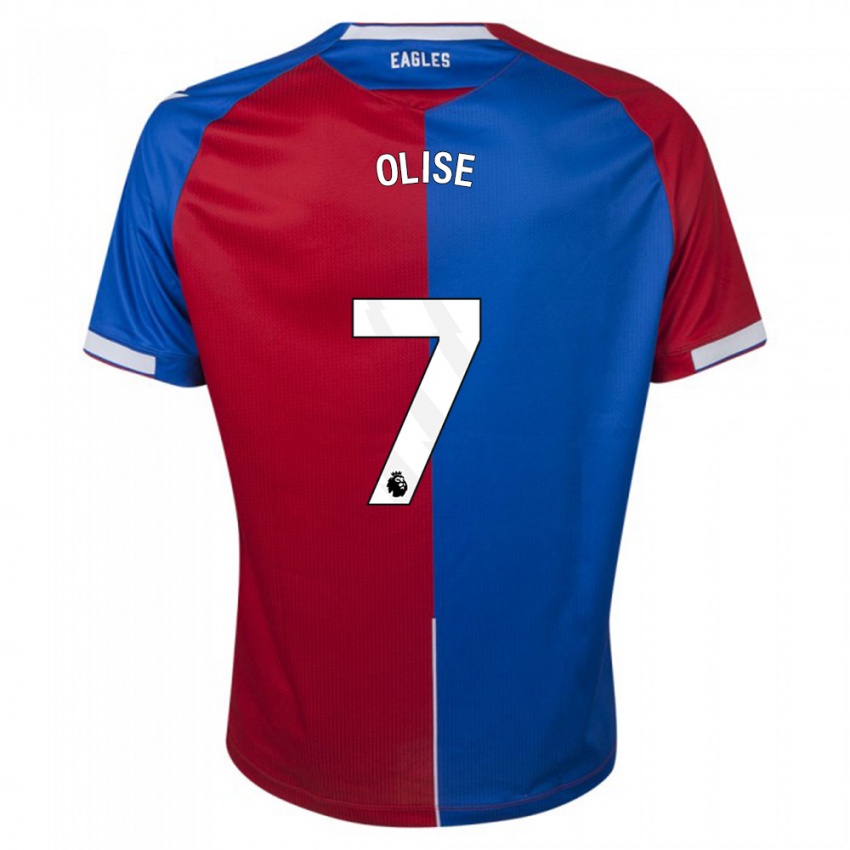 Niño Camiseta Michael Olise #7 Rojo Azul 1ª Equipación 2023/24 La Camisa Chile