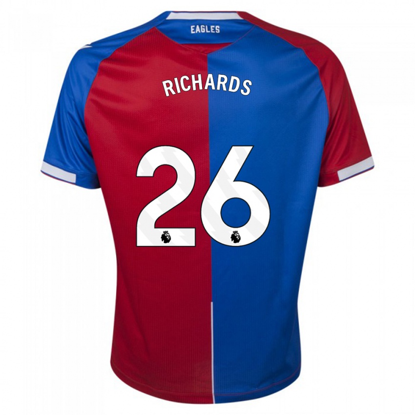 Niño Camiseta Chris Richards #26 Rojo Azul 1ª Equipación 2023/24 La Camisa Chile