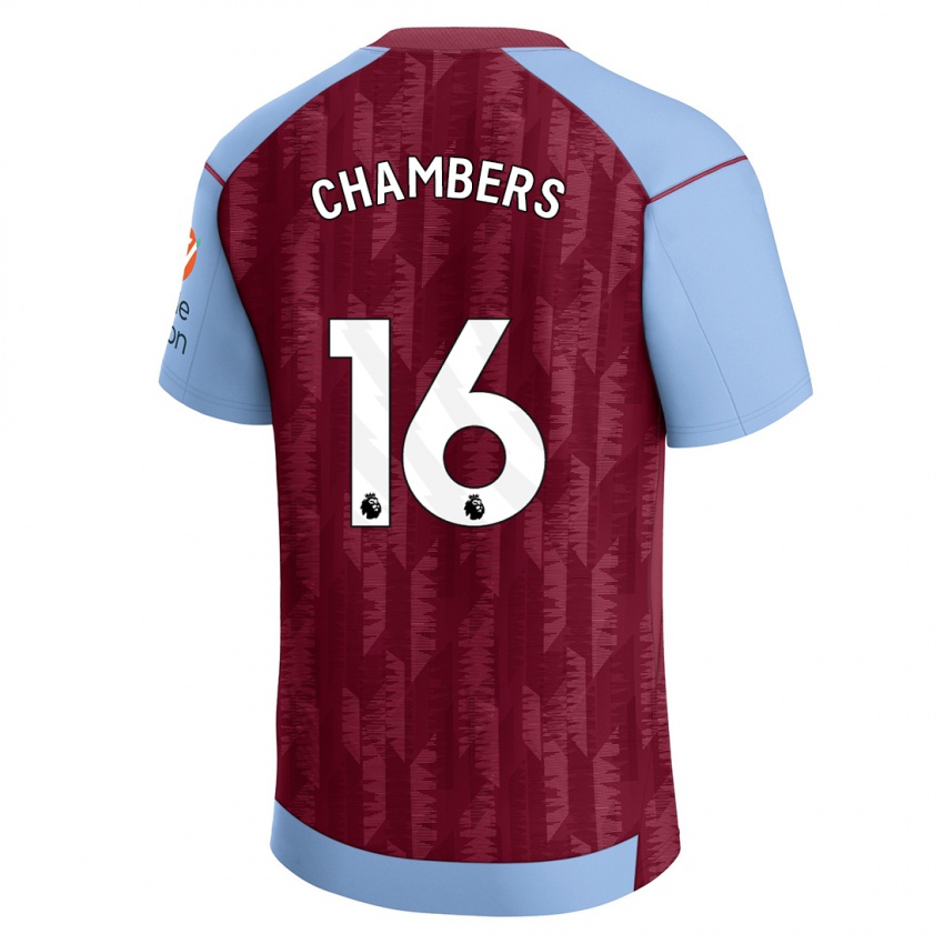 Niño Camiseta Calum Chambers #16 Azul Claro 1ª Equipación 2023/24 La Camisa Chile