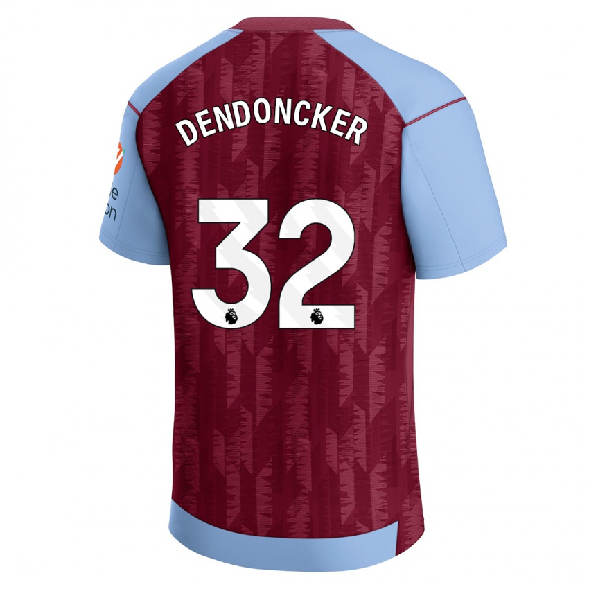 Niño Camiseta Leander Dendoncker #32 Azul Claro 1ª Equipación 2023/24 La Camisa Chile