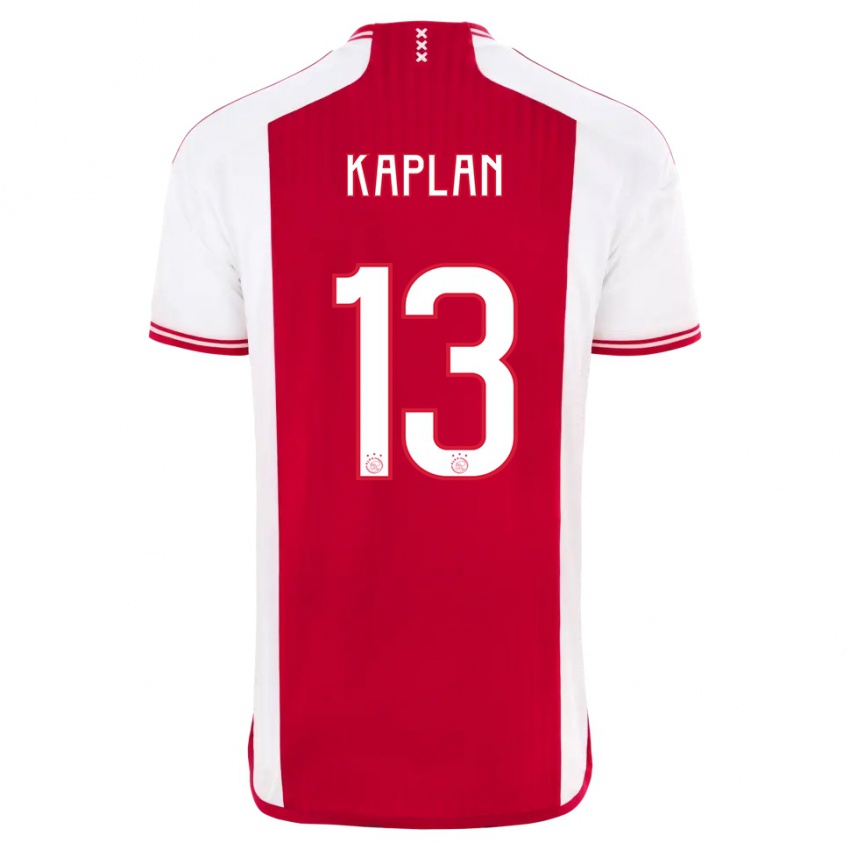 Niño Camiseta Ahmetcan Kaplan #13 Rojo Blanco 1ª Equipación 2023/24 La Camisa Chile