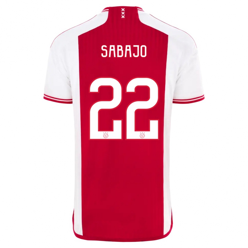 Niño Camiseta Quinty Sabajo #22 Rojo Blanco 1ª Equipación 2023/24 La Camisa Chile