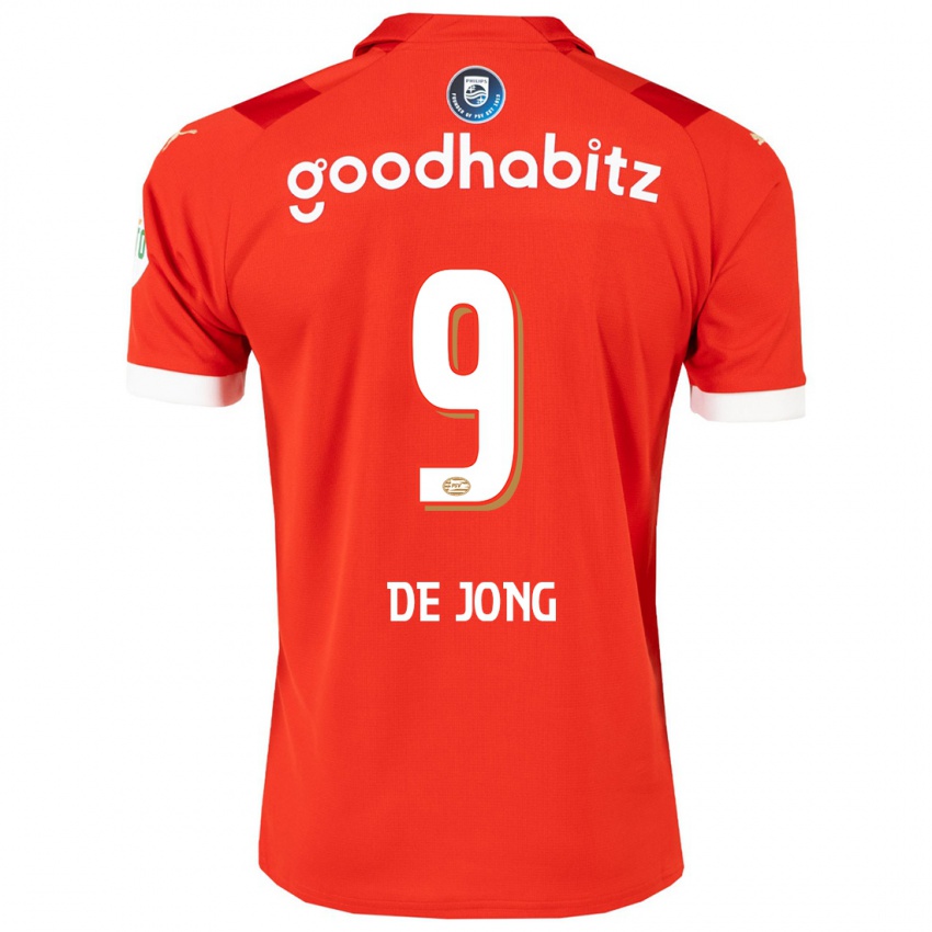 Niño Camiseta Luuk De Jong #9 Rojo 1ª Equipación 2023/24 La Camisa Chile