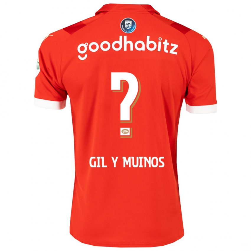 Niño Camiseta Yael Gil Y Muinos #0 Rojo 1ª Equipación 2023/24 La Camisa Chile