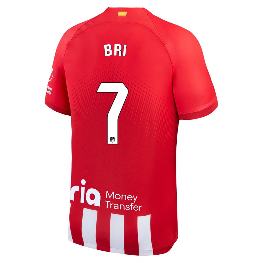 Niño Camiseta Diego Bri #7 Rojo Blanco 1ª Equipación 2023/24 La Camisa Chile