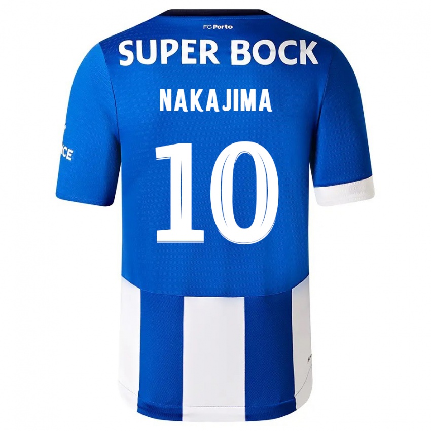 Niño Camiseta Shoya Nakajima #10 Azul Blanco 1ª Equipación 2023/24 La Camisa Chile