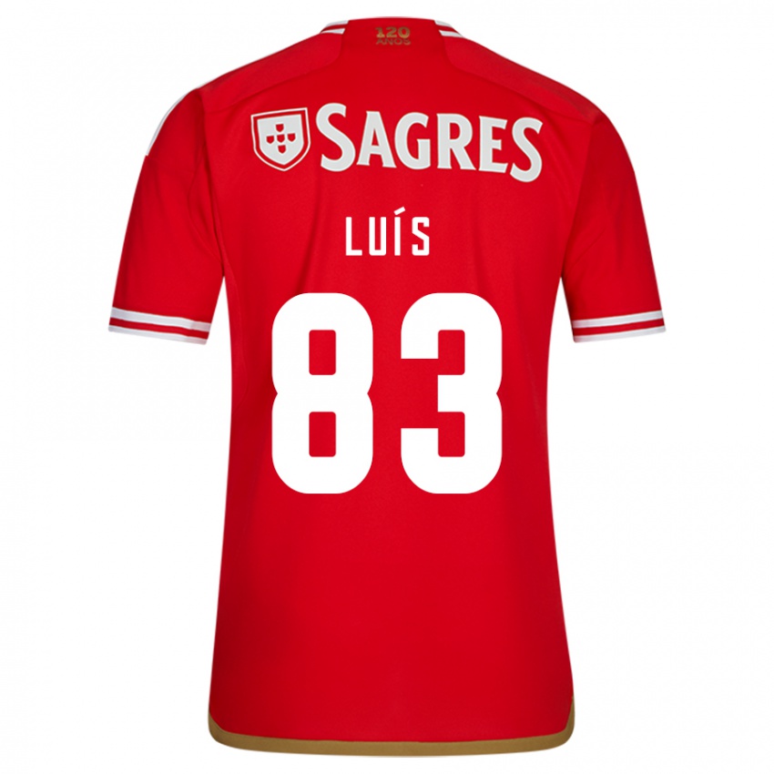 Niño Camiseta Rafael Luís #83 Rojo 1ª Equipación 2023/24 La Camisa Chile
