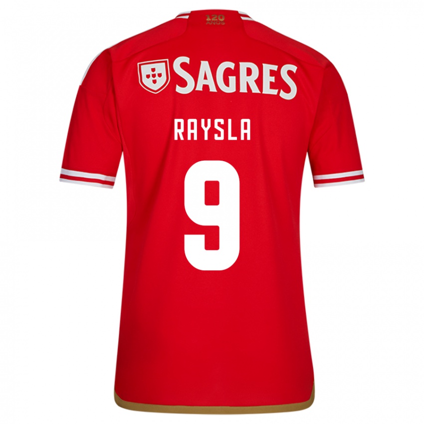 Niño Camiseta Nycole Raysla #9 Rojo 1ª Equipación 2023/24 La Camisa Chile