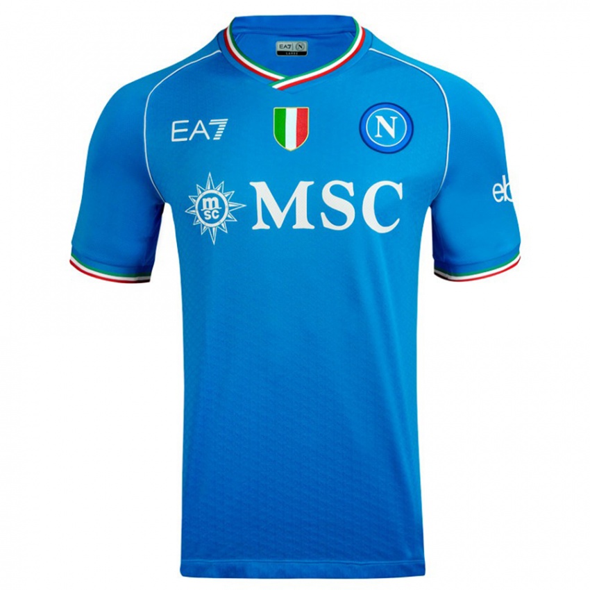 Niño Camiseta Francesco Gioielli #6 Cielo Azul 1ª Equipación 2023/24 La Camisa Chile