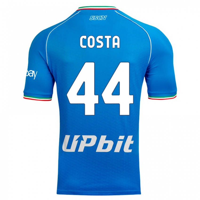 Niño Camiseta Filippo Costa #44 Cielo Azul 1ª Equipación 2023/24 La Camisa Chile