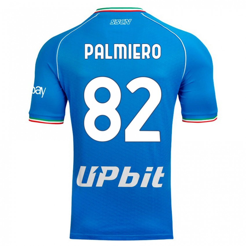 Niño Camiseta Luca Palmiero #82 Cielo Azul 1ª Equipación 2023/24 La Camisa Chile
