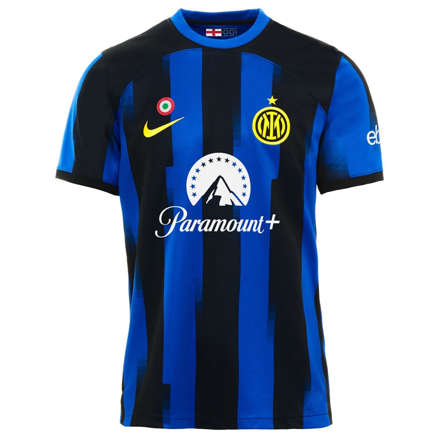 Niño Camiseta Emil Audero #77 Azul Negro 1ª Equipación 2023/24 La Camisa Chile
